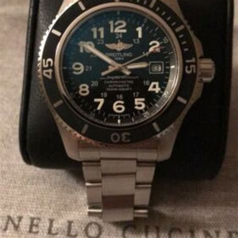 breitling chronometre certifie 1000m 3300 ft|Breitling chronometer for sale.